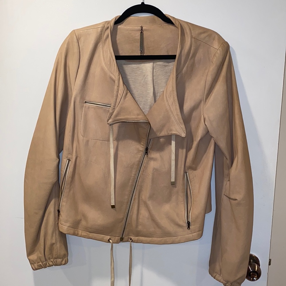 Diane Von Furstenberg Leather Jacket